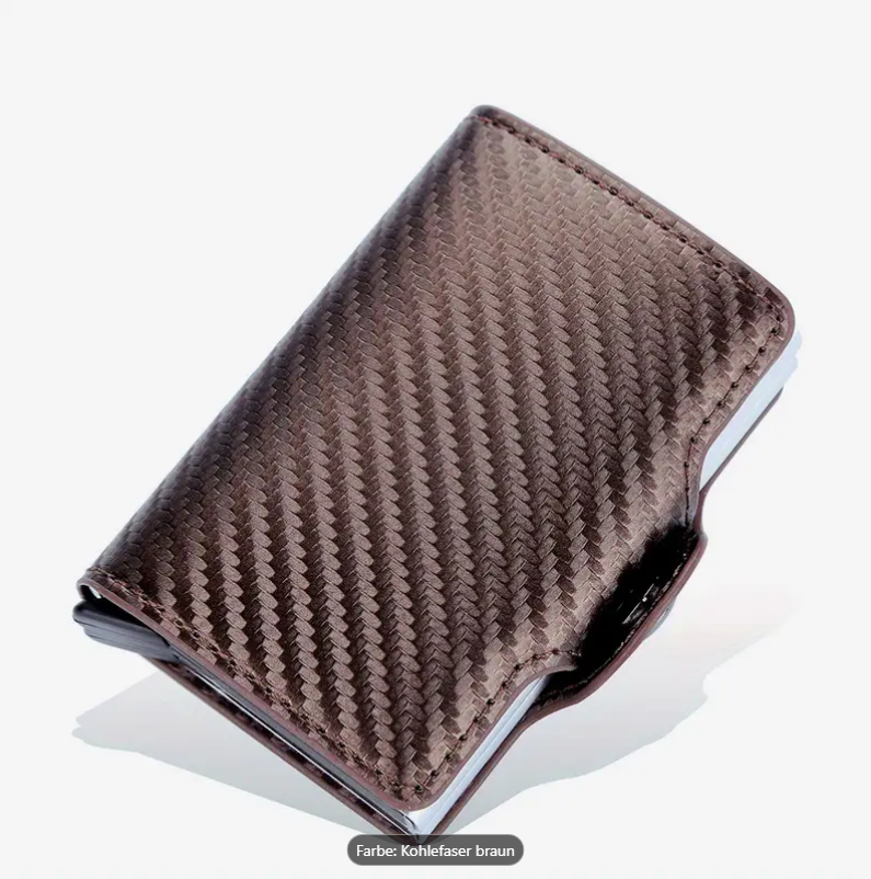 Premium RFID-blockierende Geldbörse aus Aluminiumlegierung